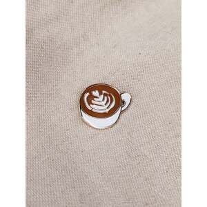 Latte Art Enamel Pin